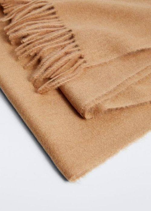 MANGO Іспанія Трендовий вовняний шарф-палантин