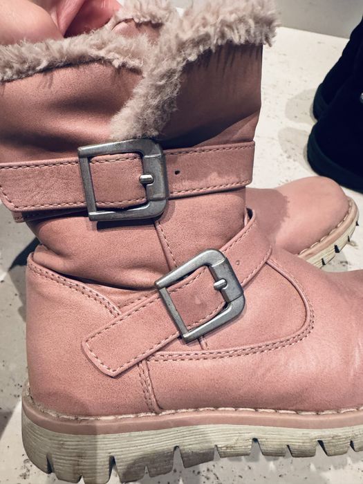 Buty zimowe ocieplane, botki, gumaki hello kity dla dziewczynki 26-27