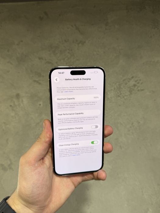 14 Pro Max 128 Silver