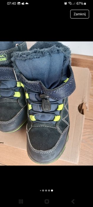 Buty zimowe chłopiec rozm 33