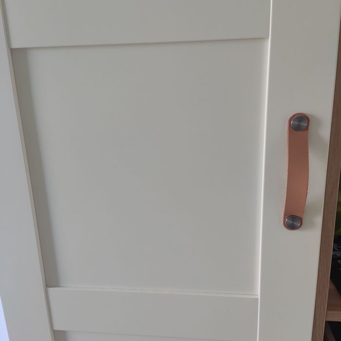 Uchwyty do szafy skórzane ÖSTERNÄS Ikea, dł 153 mm