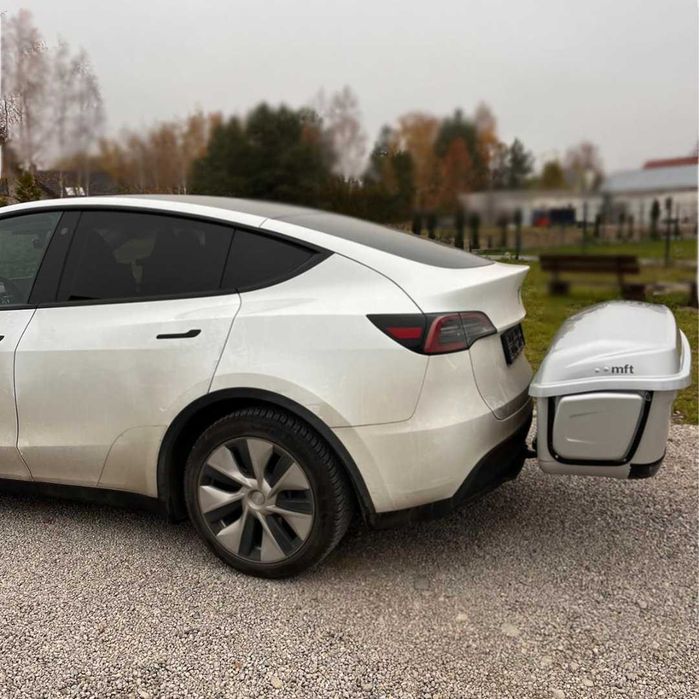 Box bagażowy na hak Box dachowy MFT Thule Kufer Box na narty snowboard