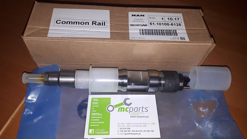 Injectores comon rail Man novos em campanha TGA e TGS