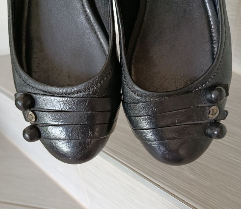 Buty damskie skórzane baleriny Ecco 38