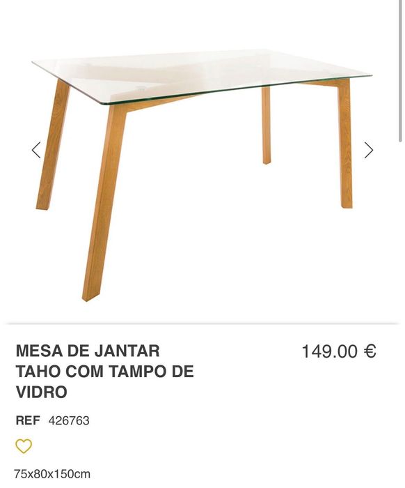 Mesa de jantar 4 lugares