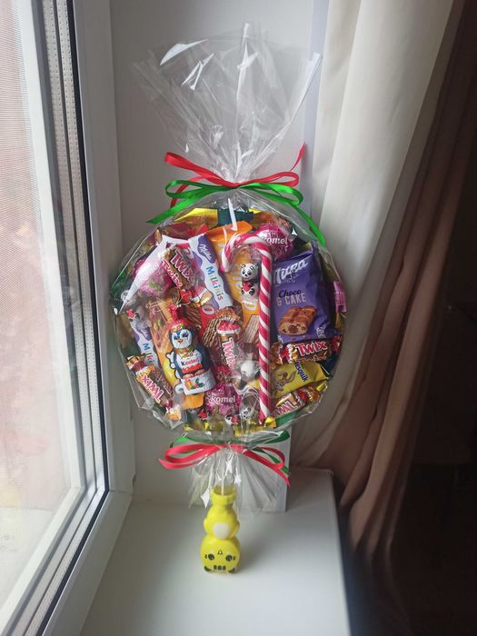 Букет из конфет  подарок вкусный букет съедобный букет солодкий бокс