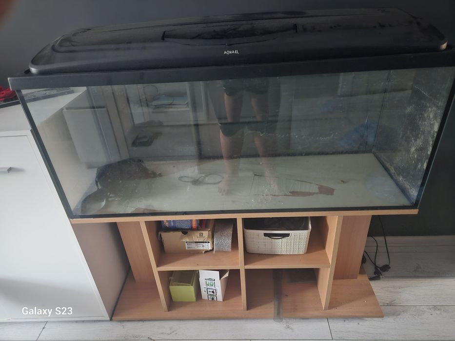 Akwarium 240l szafka oświetlenie
