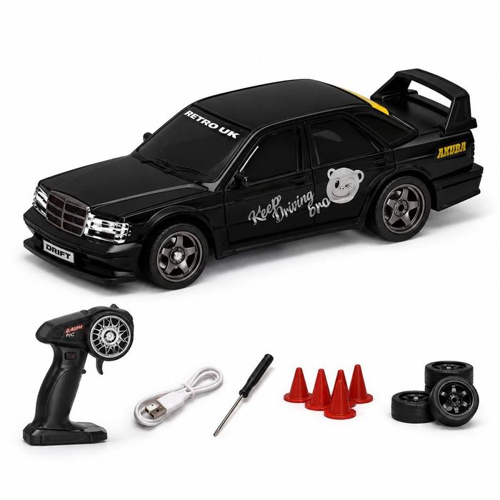 Дрифт машинка Mercedes W201 25км/год 1:43 (11см) на радіокеруванні