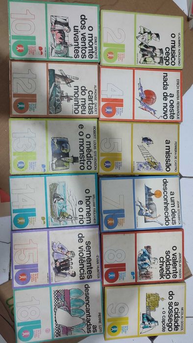 Lote 35 Livros Literatura Autores Estrangeiros Edição Europa América