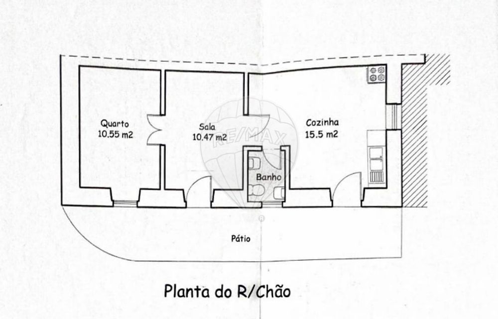Moradia T1 para venda