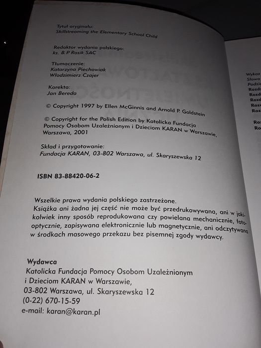 SkillStreaming kształtowanie umiejętności ucznia mcginnis goldstein