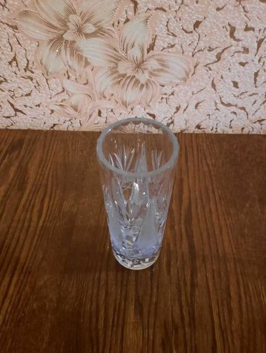 Хрустальная ваза хрусталь вазочка ссср