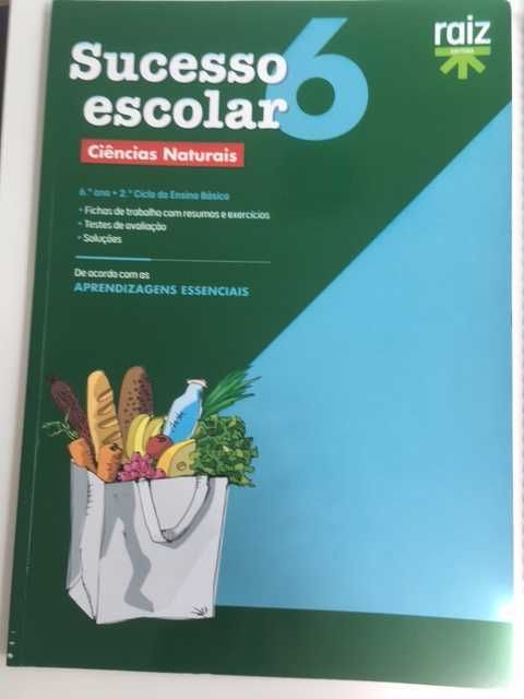 Cadernos Atividades e  Apoio Ciências 6.º Ano