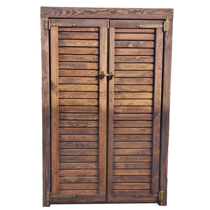 Szafa ogrodowa drewniana 120 x 70cm, szafa drewniana na taras