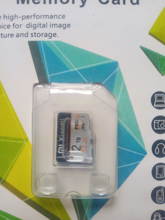 Карта памяті з перехідником для ноутбука, Флешка Xiaomi Pro Plus 1 на 2 ТБ + SD Ada