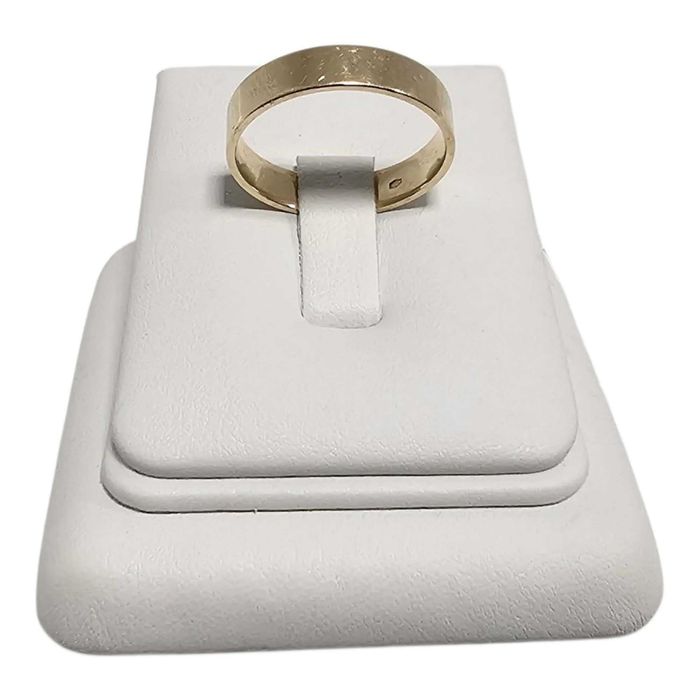 Złota obrączka z grawerem 5,15 gram Rozmiar 23