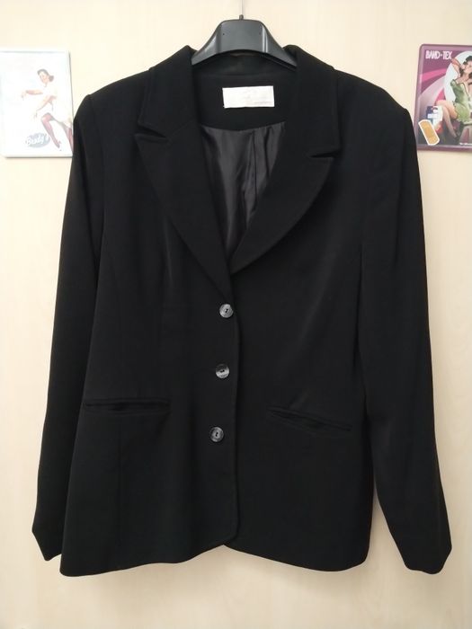 Marynarka damska, czarna, roz. 14