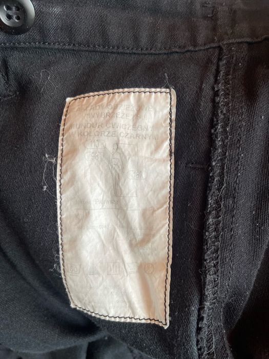 Mundur ćwiczebny Policji czarny ues komplet bluza spodnie