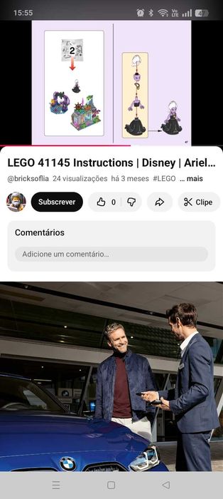 Legos Disney pequena sereia Ariel