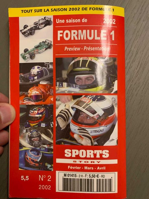 Livro Une Saison de Formule 1 – 2002 – Sports Story