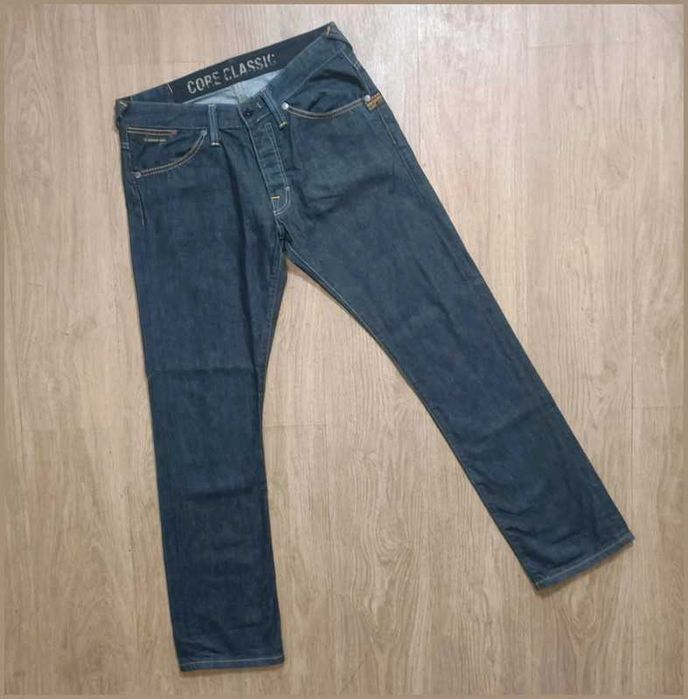 G-Star Raw core classic 3334 granatowe jeansy męskie straight