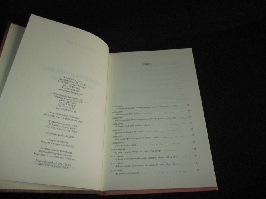 Livro Carlota Joaquina Marsilio Cassotti Capa dura