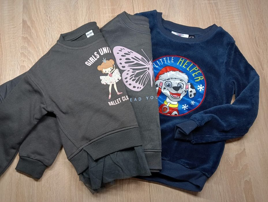 Paka ubrań dziewczynka 104 110