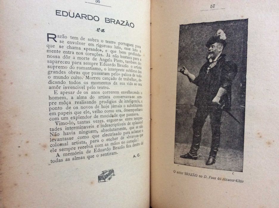 Almanaque dos palcos e salas para 1926. Escasso