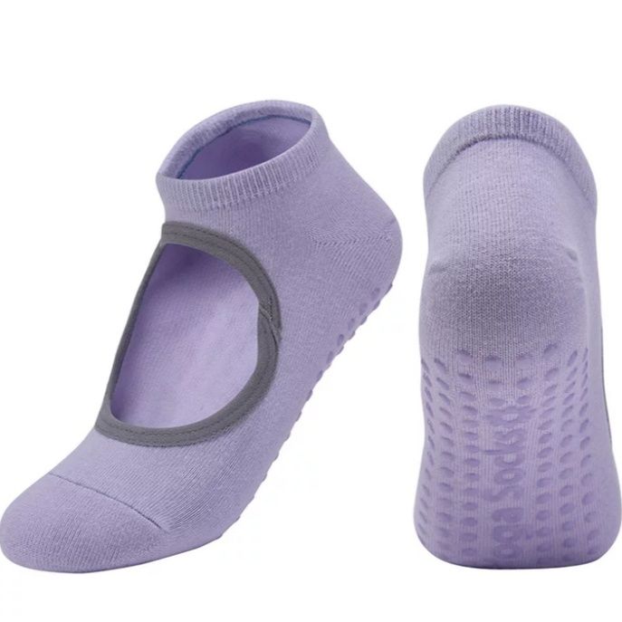 Meias antiderrapantes para exercícios, yoga, ginástica, pilates.