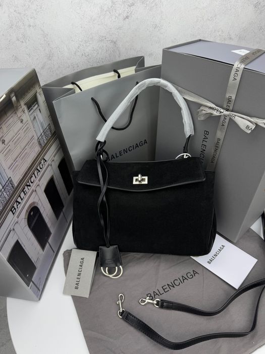 Сумка Balenciaga Rodeo Black Silver
