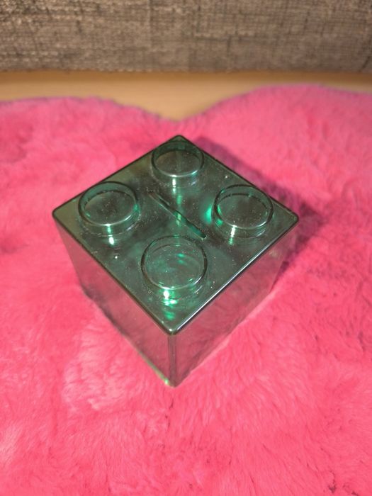 LEGO Duplo Klocek Skarbonka z otwarciem Zielona Dekoracja Zabawka