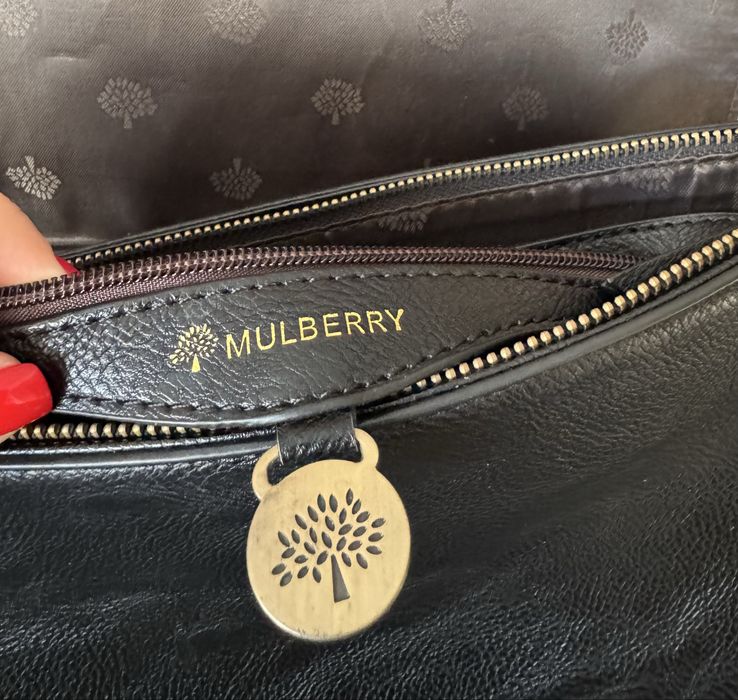 Mulberry burberry сумка