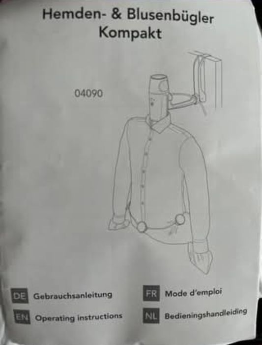 Prasowalnica , steamer do koszul, bluz itp