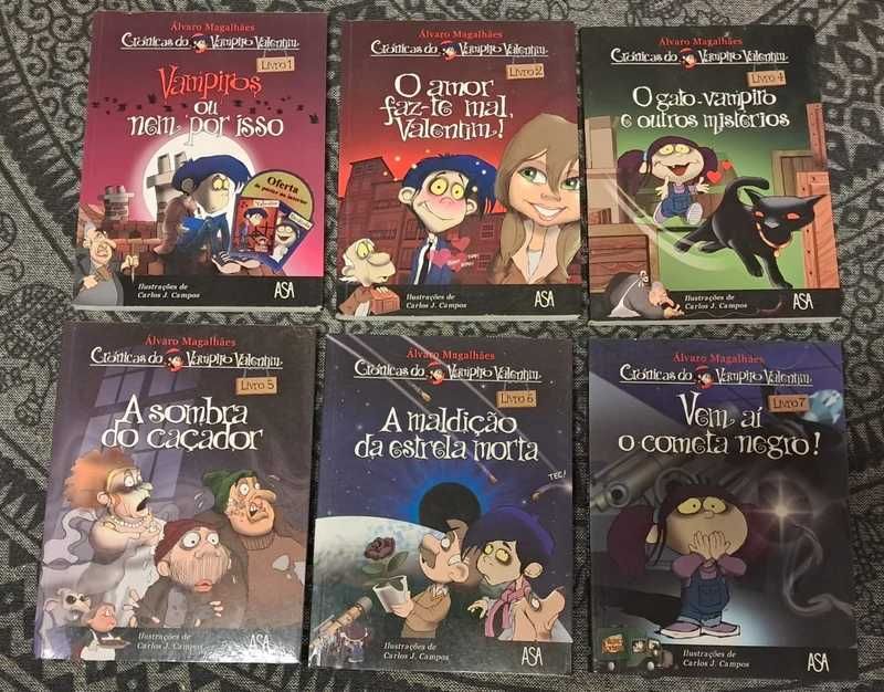 Coleção Livros Crónicas do Vampiro Valentim