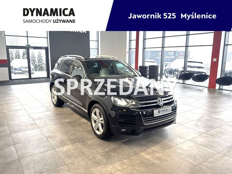 Volkswagen Touareg R-Line 3.0TDI V6 245KM Tiptronic 4motion 2013/2014 r., salon PL, opony