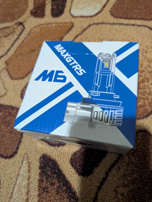 Пара. MAXGTRS 9006 HB4, 6500K white LED лампочки для автомобіля