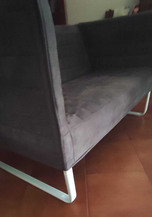 Sofá 2 lugares IKEA KLIPPAN cinzento antracite