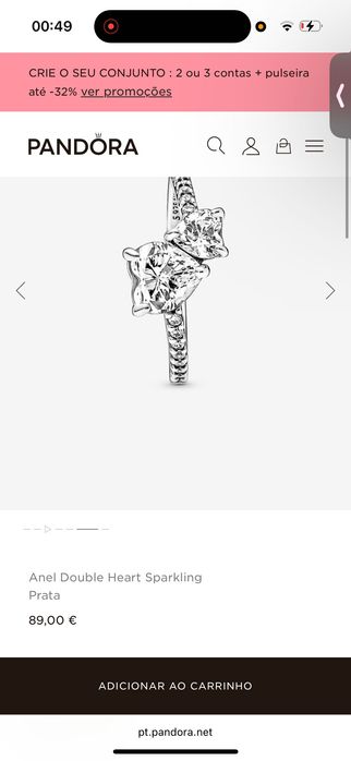 Anel Pandora Brilhante