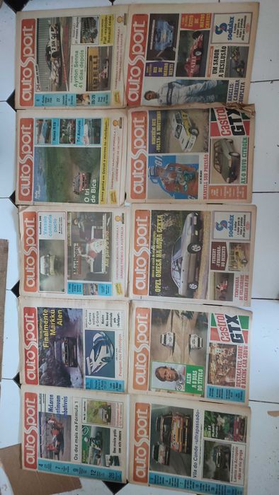 Lote 35 Jornais Auto Sport