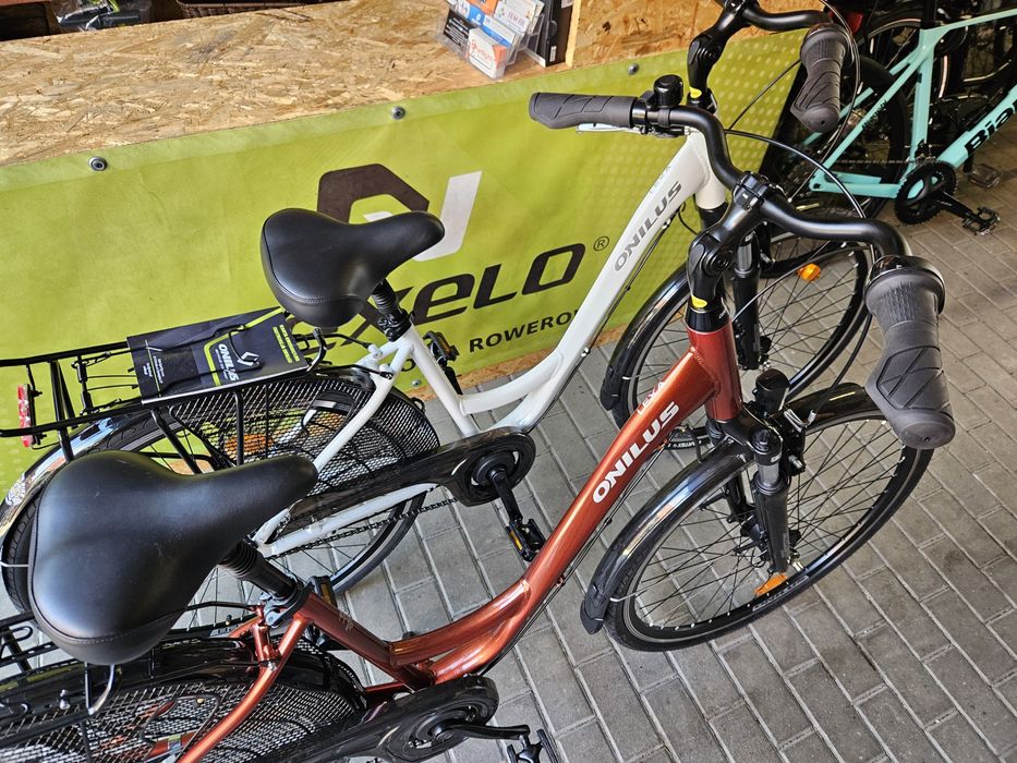 NOWY ONILUS LEXA rower miejski damski 7 biegów NEXUS amortyzator 28