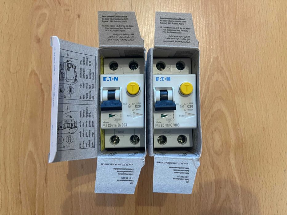 Диференційний автомат EATON PFL6-16/1N/C/003
