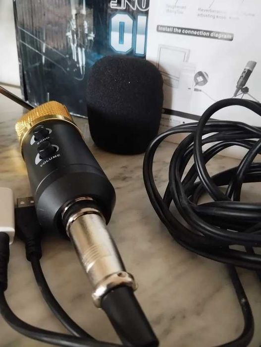 Microfone Condensador USB