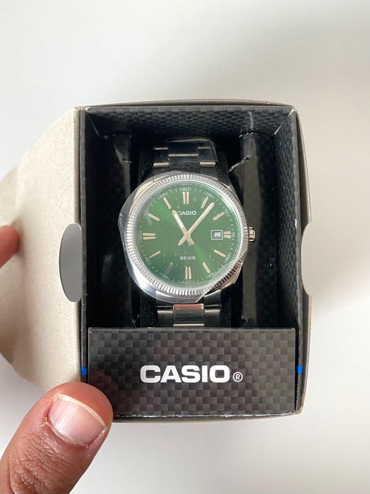 Relógio Casio Collection MTP-1302PD-3AVEF Mostrador Verde