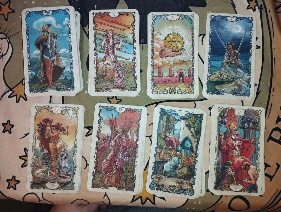 Таро з власної колекції, Mystic Silk, Taromance, 12х7,  стан нових, укр та англ