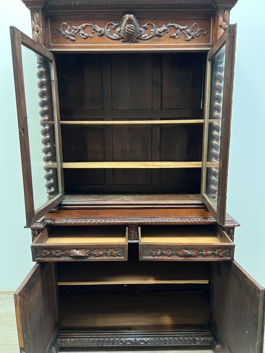 Kredens dębowy stylowy