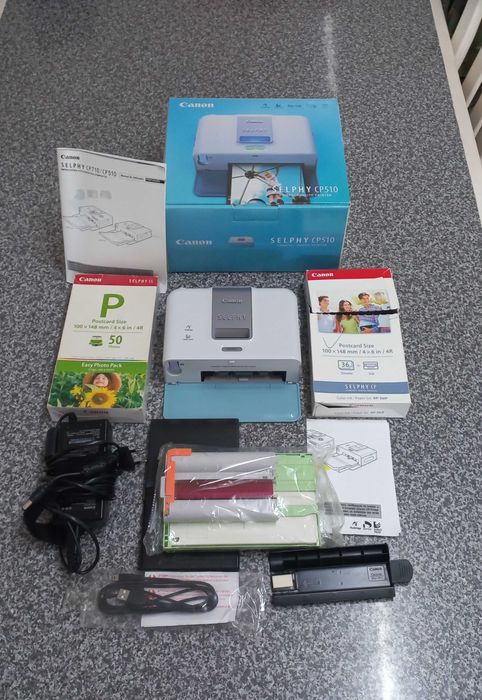 Impressora fotografias Canon Selphy CP510,como nova !