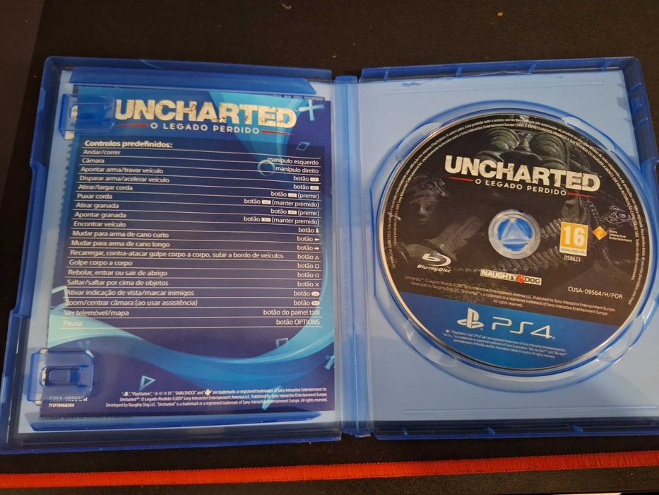 Jogos Console PS4 (UNCHARTED - O legado perdido em portugues