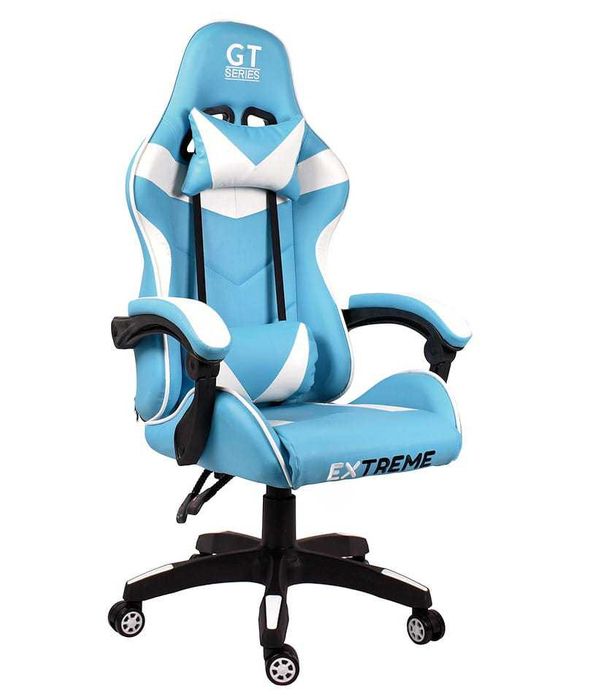 Fotel Gamingowy do komputera Extreme GT Light Blue
