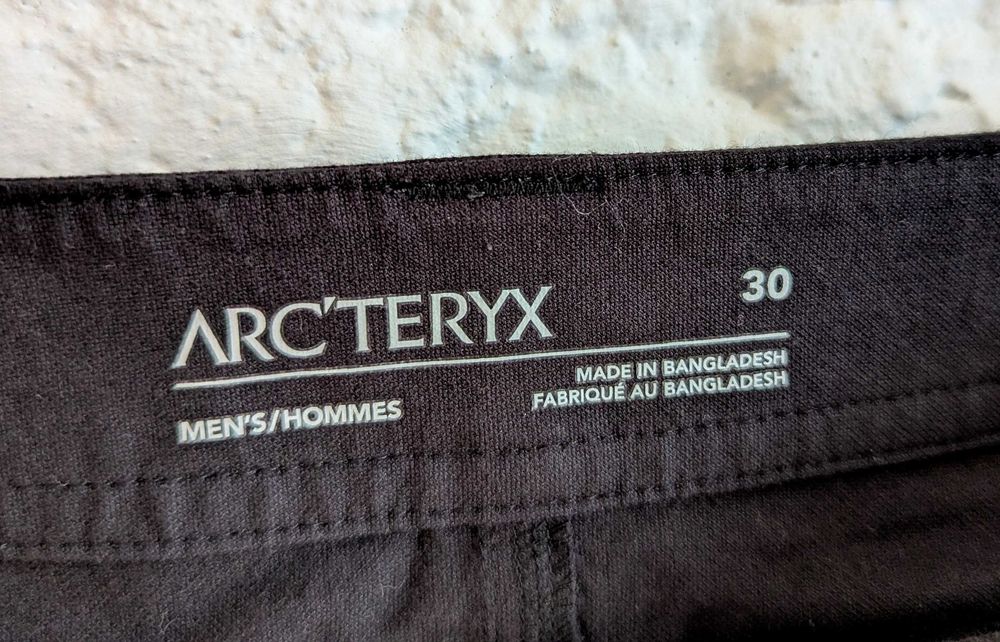 Spodnie męskie Arcteryx Levon, czarne roz. 30