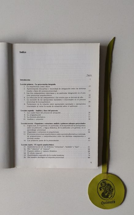 Proyectar un edifício,ocho lecciones de arquitetura - Ludovico Quaroni